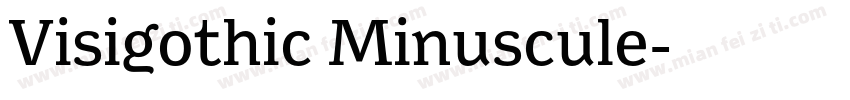 Visigothic Minuscule字体转换